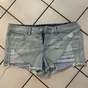 Express Low rise jean shorts size 8 NWT